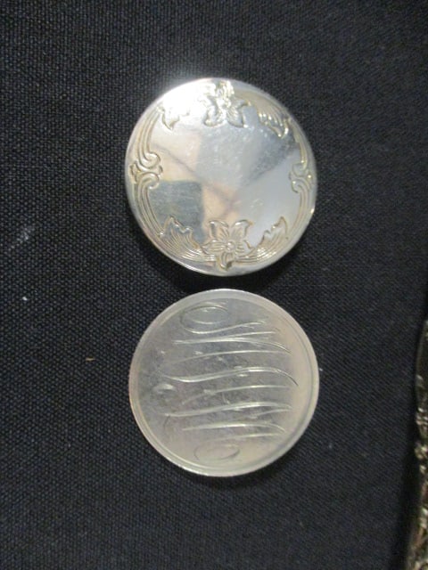 Victorian Sterling Sugar Cube Tong and Three Sterling Pins - 3