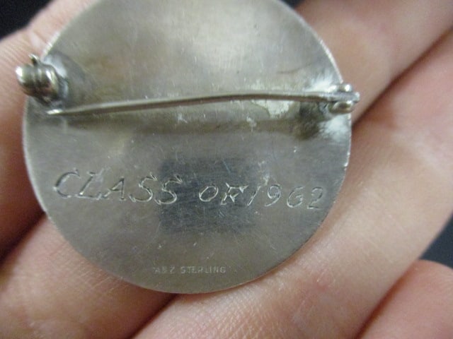 Victorian Sterling Sugar Cube Tong and Three Sterling Pins - 5