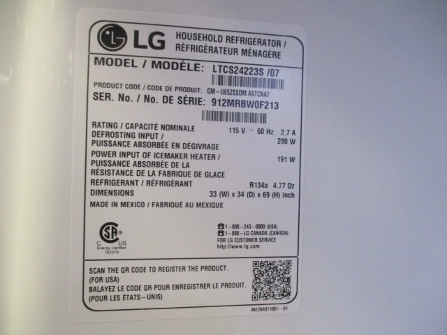 LG Stainless Top Mount Refrigerator with Ice Maker - 7