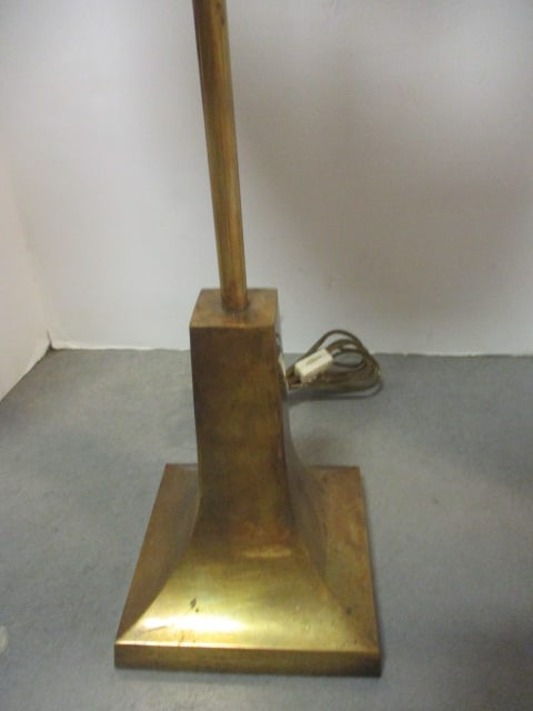 Brass Candle Stick Lamp with Black Shade - 2