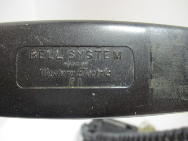 Antique Bell System by Western Electric Black Bakelite Rotary Dial Desk Phone - 3