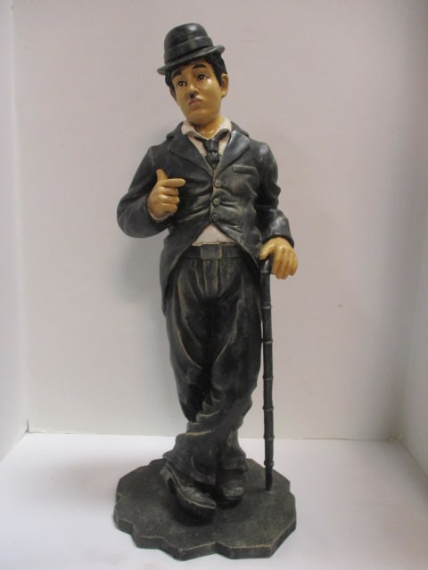 Charlie Chaplin "Little Tramp" Character Sculpted Figure: 23"h