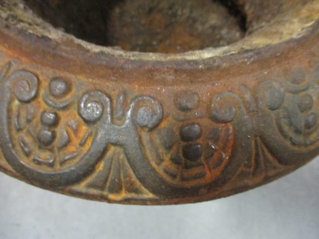 Cast Metal Urn Planter - 6