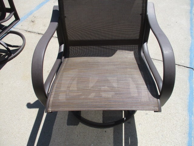Tropitone Bronzed Metal Frame Patio Set - 10
