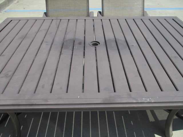 Tropitone Bronzed Metal Frame Patio Set - 4