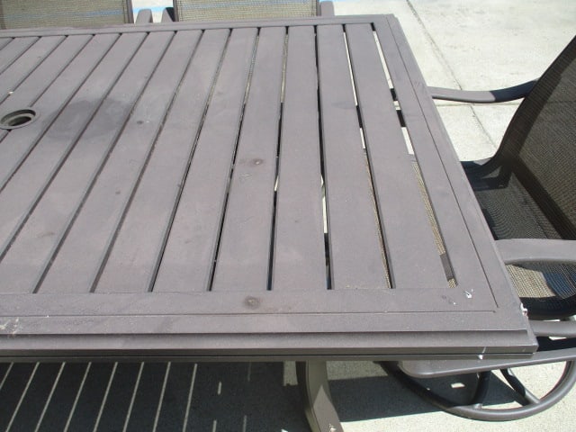 Tropitone Bronzed Metal Frame Patio Set - 5