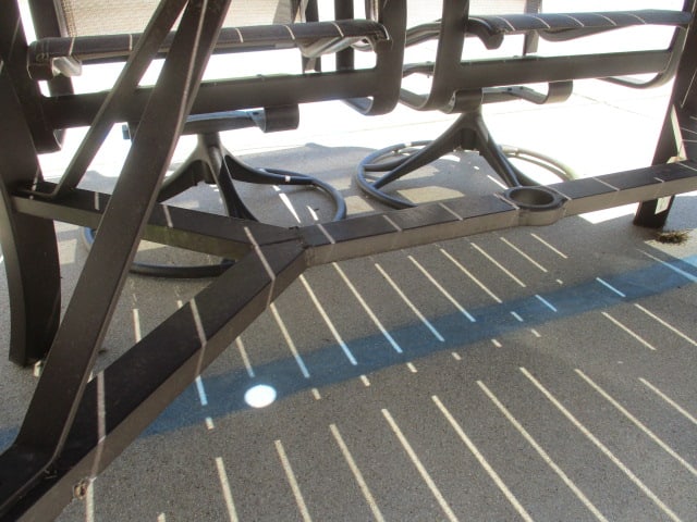 Tropitone Bronzed Metal Frame Patio Set - 7