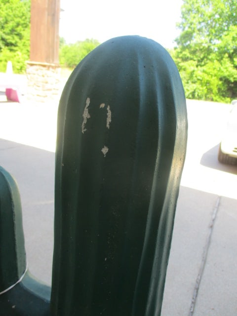 Painted Concrete Cactus Yard Statue - 5