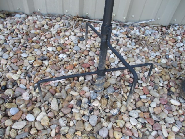 8' Double Shepherd Hook with Bird Finial - 3