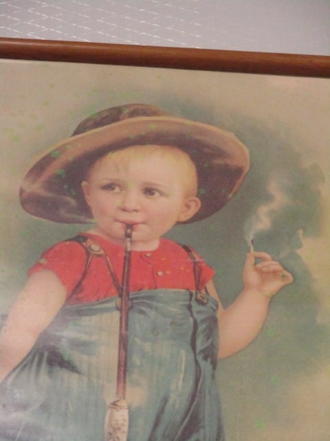 Framed Mothers Oats "The Naughty Boy" Advertisement Print - 2
