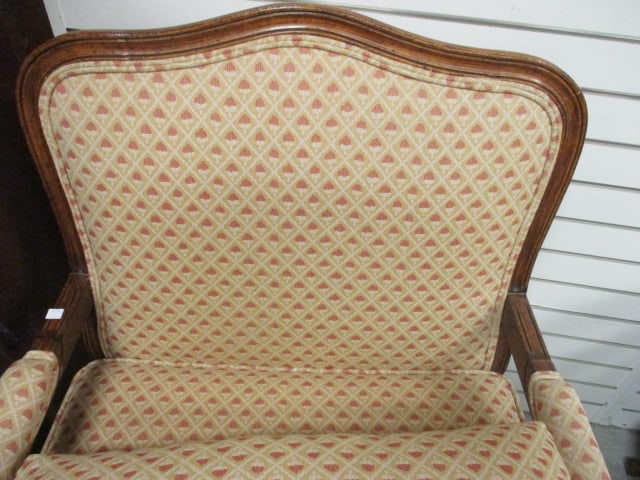 Pair of French Provencial Style Upholstered Armchairs - 3