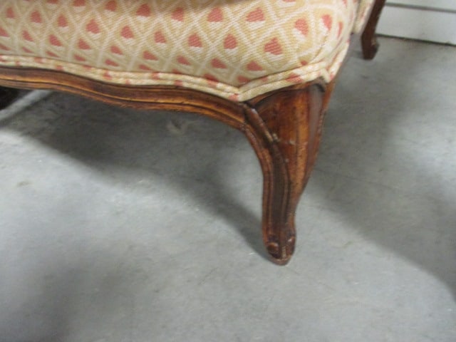 Pair of French Provencial Style Upholstered Armchairs - 5