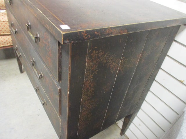 Hand Decorated 3 Drawer Chest - 6