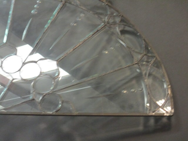 Leaded Glass Transom Architectural Panel - 3