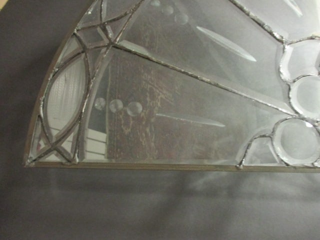 Leaded Glass Transom Architectural Panel - 4