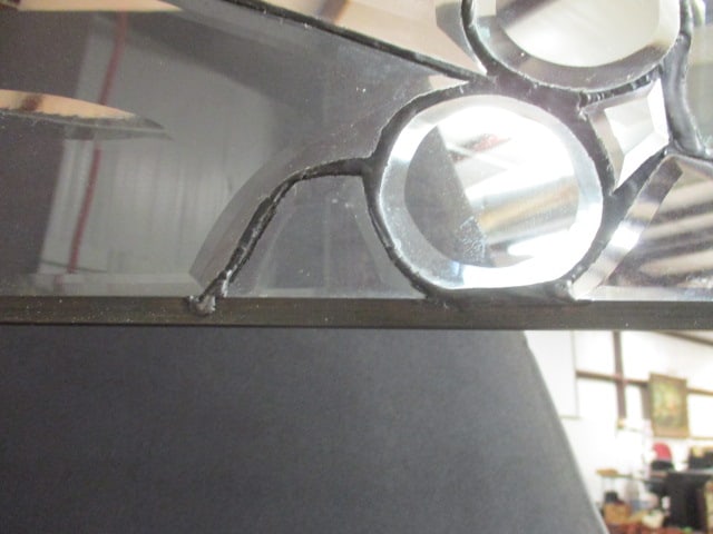 Leaded Glass Transom Architectural Panel - 6
