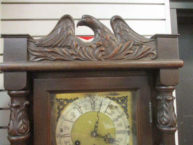 Antique Colonial Mfg. Co. Federal Colonial Revival Tall Case Clock - 2