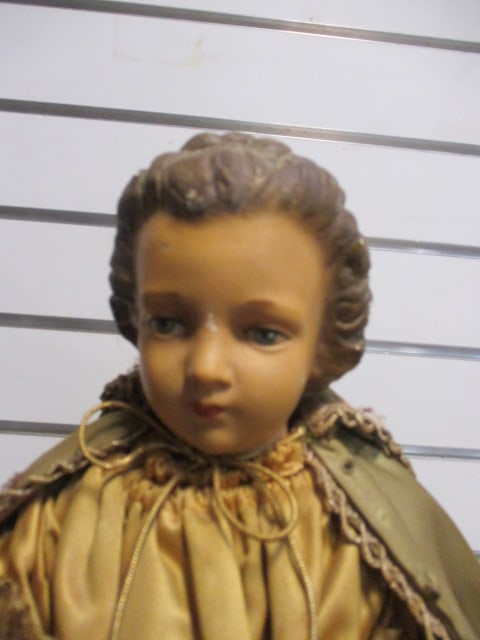 Vintage Devotional Religious Figure Giving Blessings in Ceremonial Dress - 2