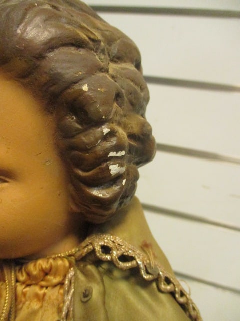 Vintage Devotional Religious Figure Giving Blessings in Ceremonial Dress - 8