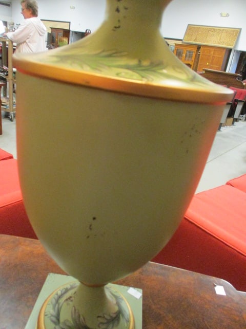 Handpainted Neoclassical Urn Table Lamp - 3