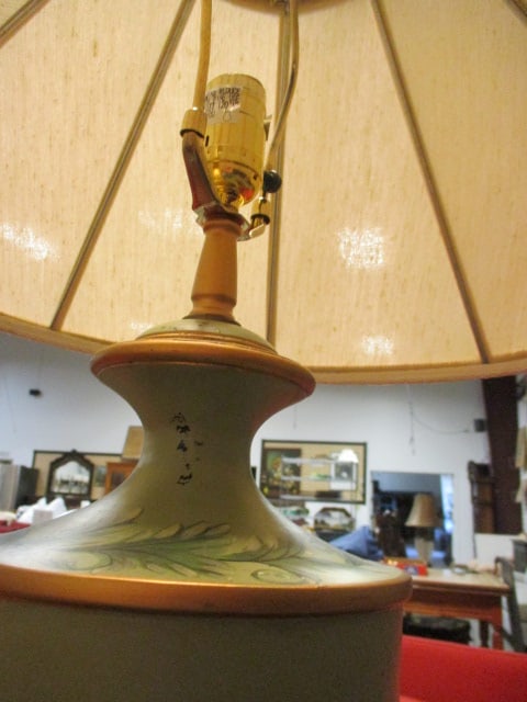 Handpainted Neoclassical Urn Table Lamp - 4