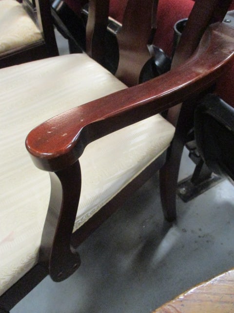 Berharht Mahogany Queen Anne Style Arm Chair - 5