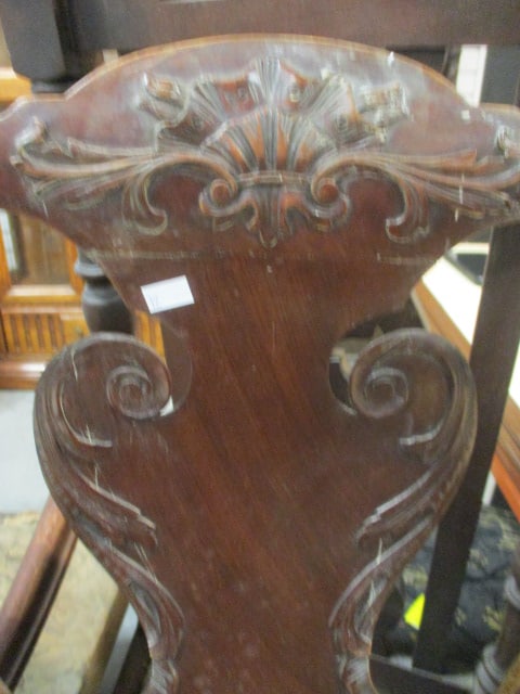 Antique Bartholomew & Fletcher, London Chippendale Carved Mahogany Side Chair - 3