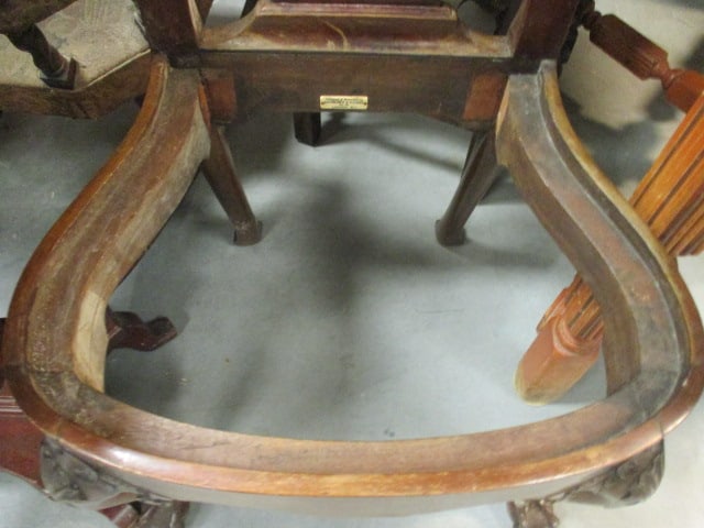 Antique Bartholomew & Fletcher, London Chippendale Carved Mahogany Side Chair - 5