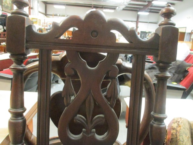 Vintage Renaissance Revival Style Side Chair - 4