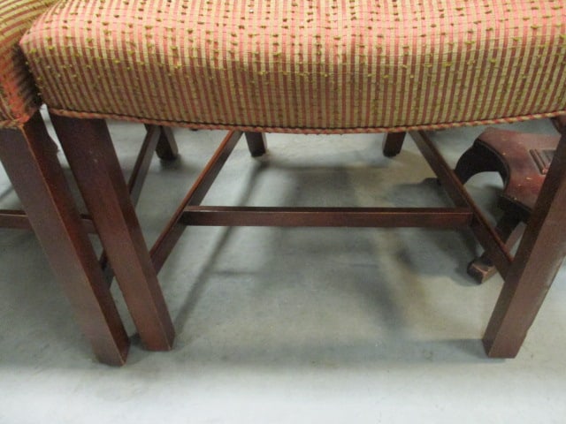 Pair of Mahogany Chippendale Style Side Chairs - 4