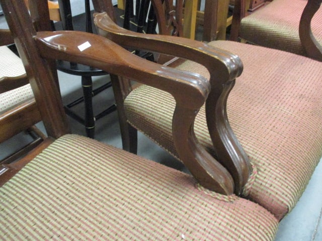 Pair of Mahogany Chippendale Style Armchairs - 4