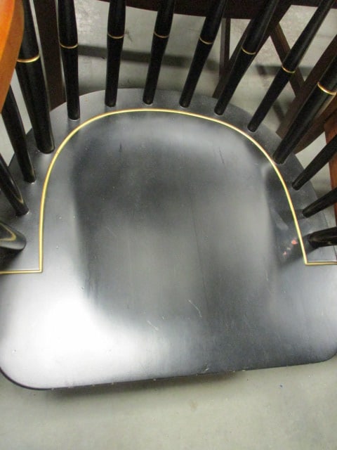 Nichols & Stone 2 Tone Spindle Back Arm Chair - 3