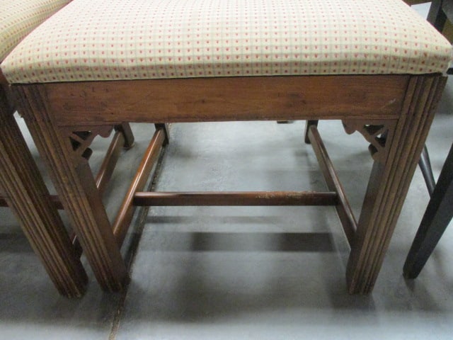 Pair of French Country Revival Style Ladderback Side Chairs - 2