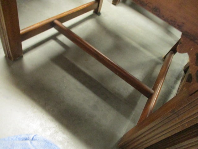 Pair of French Country Revival Style Ladderback Side Chairs - 5