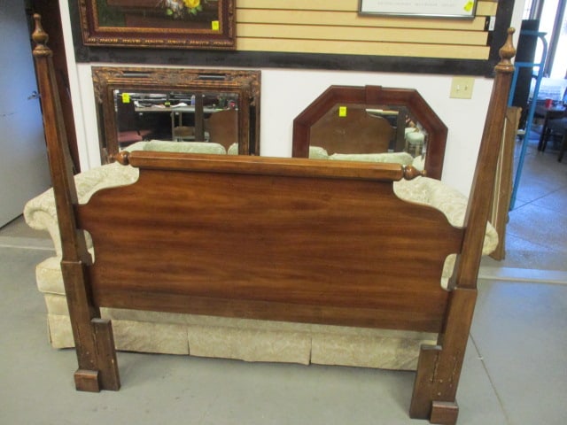 Colonial Revival Style Full/Queen Poster Headboard (1 of 5)