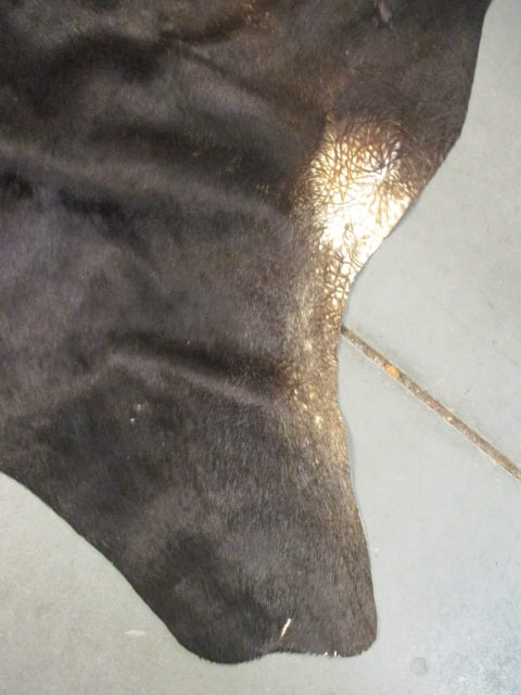 IKEA Koldby Ebony Brown Cowhide Rug - 2