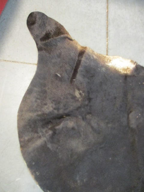IKEA Koldby Ebony Brown Cowhide Rug - 3