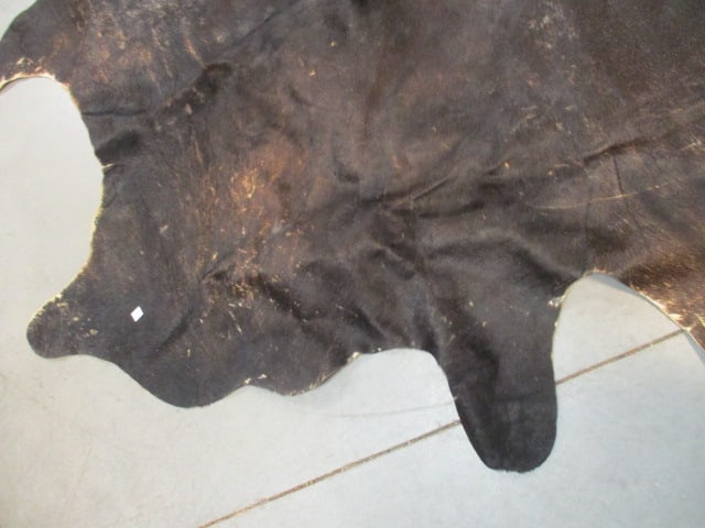 IKEA Koldby Ebony Brown Cowhide Rug - 5