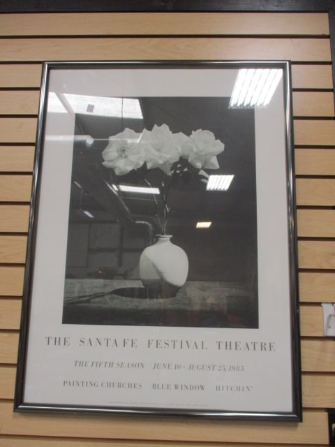 Framed 1985 "The Santa Fe Festival Theatre" Event Poster: 25" x 33 1/2", Event poster for The Fifth Season June10-August 25, 1985, Local Pickup Only