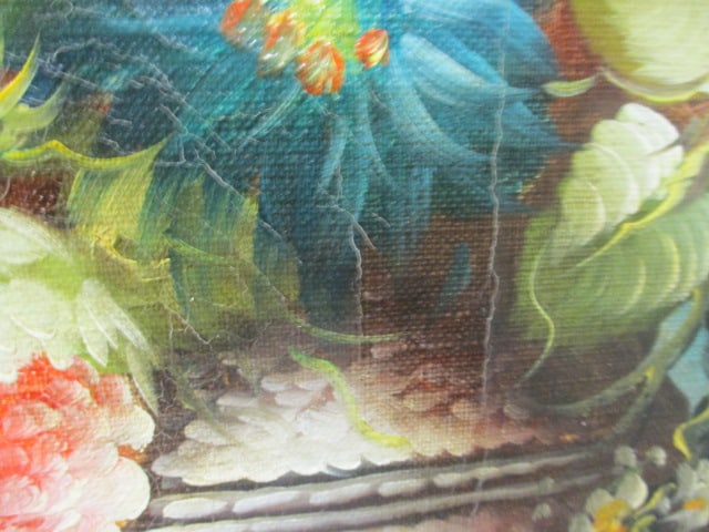 Large R. Michel Flower Still Life Painting - 7