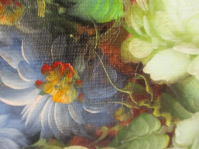 Large R. Michel Flower Still Life Painting - 8