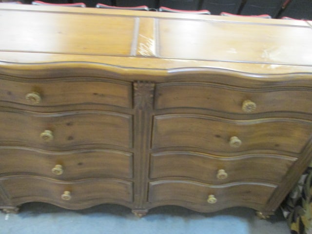 Distressed Finish French Country Style Double Chest - 2