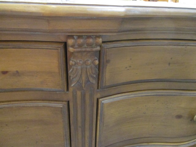 Distressed Finish French Country Style Double Chest - 7