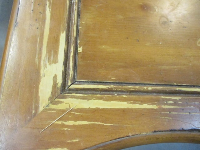 Distressed Finish French Country Style 3 Drawer Nightstand - 3