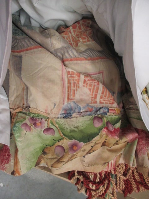 Large Grouping of Custom Drapery Panels, Cover-Up Table Cloths, - 3