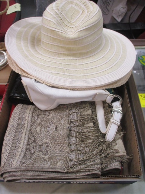 Ladies Straw Hats, Pashmina and Designer Name Purses (1 of 12)