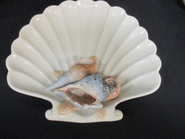 1991 Fitz & Floyd Nautical Plate, Creamer and Sugar Bowl - 2