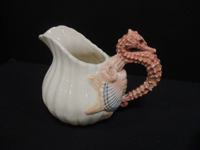 1991 Fitz & Floyd Nautical Plate, Creamer and Sugar Bowl - 4