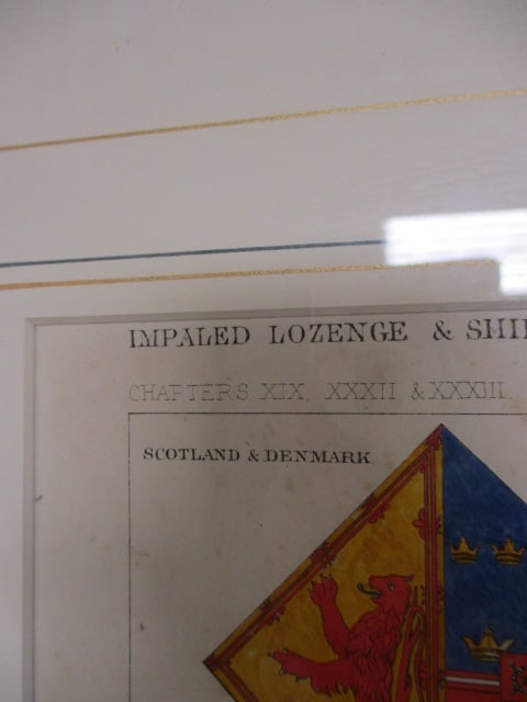 Two "Heraldry, Historical and Popular" Prints by Charles Bouteli - 6