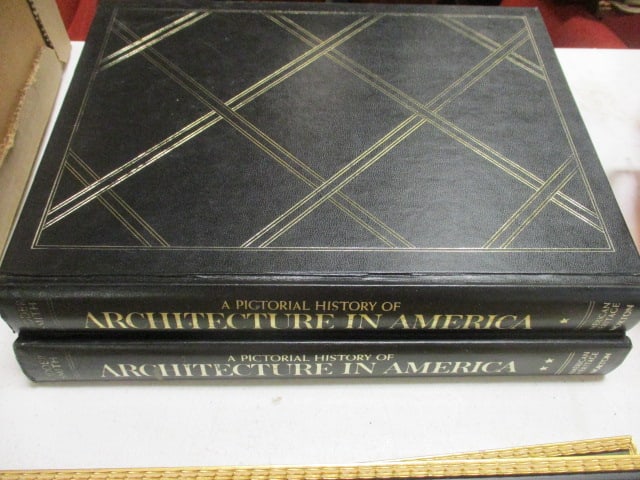 1976 "A Pictorial History of Architecture in America" 2 Volume Set by G.E. Kidder Smith (1 of 8)